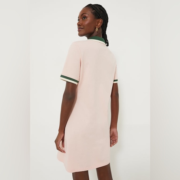 TUCKERNUCK Pink Salt Hutton Polo Dress Green Stripes Tennis Prep Preppy S Golf - Picture 3 of 11